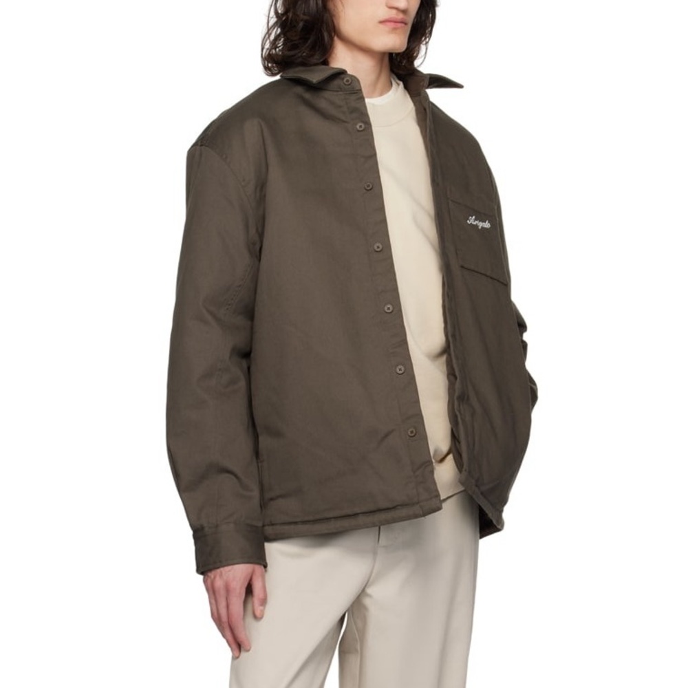 NEW Axel Arigato Dark Brown Shirt Jacket, size L